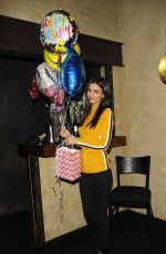 VICTORIA JUSTICE Celebrates Her 25th Birthday at Katana in West Hollywood 02/19/2018