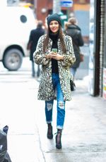 VICTORIA JUSTICE Out and About in New York 02/11/2018