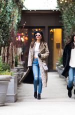 VICTORIA JUSTICE Out at New York Fashion Week 02/09/2018