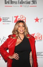 WENDY WILLIAMS at Go Red for Women Red Dress Collection 2018 Presented by Macy’s in New York 02/08/2018