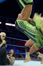 WWE - Mixed Match Challenge - Naomi & Jey Uso vs Mandy Rose & Goldust