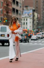 XENIA OVERDOSE Arrives at Tory Burch Fall/Winter 2018/19 Fashion Show at New York Fashion Week 02/09/2018