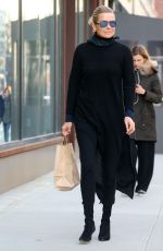 YOLANDA HADID Out and About in New York 02/12/2018