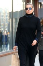 YOLANDA HADID Out and About in New York 02/12/2018