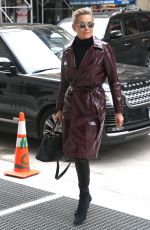 YOLANDA HADID Out in New York 02/15/2018
