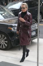 YOLANDA HADID Out in New York 02/15/2018