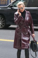 YOLANDA HADID Out in New York 02/15/2018