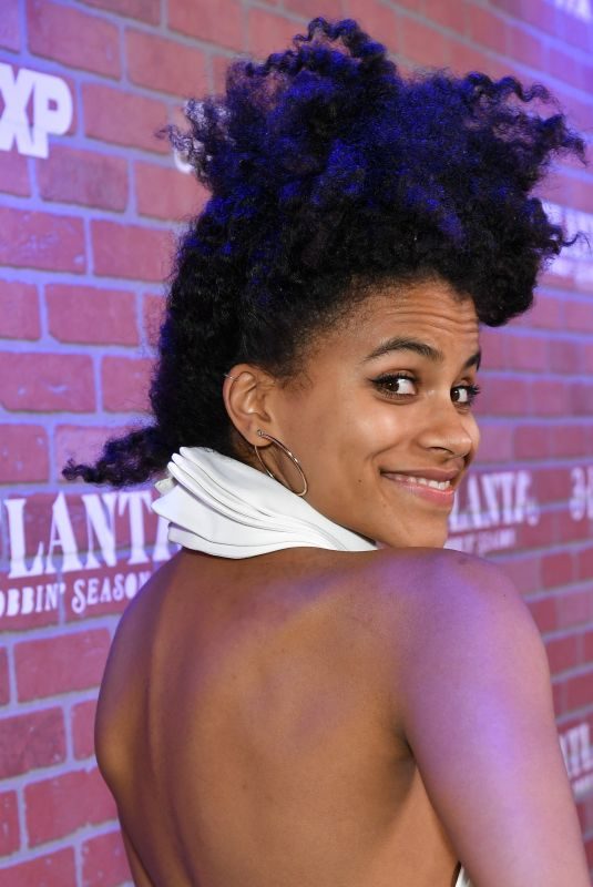 ZAZIE BEETZ at Atlanta TV Show Premiere in Los Angeles 02/19/2018