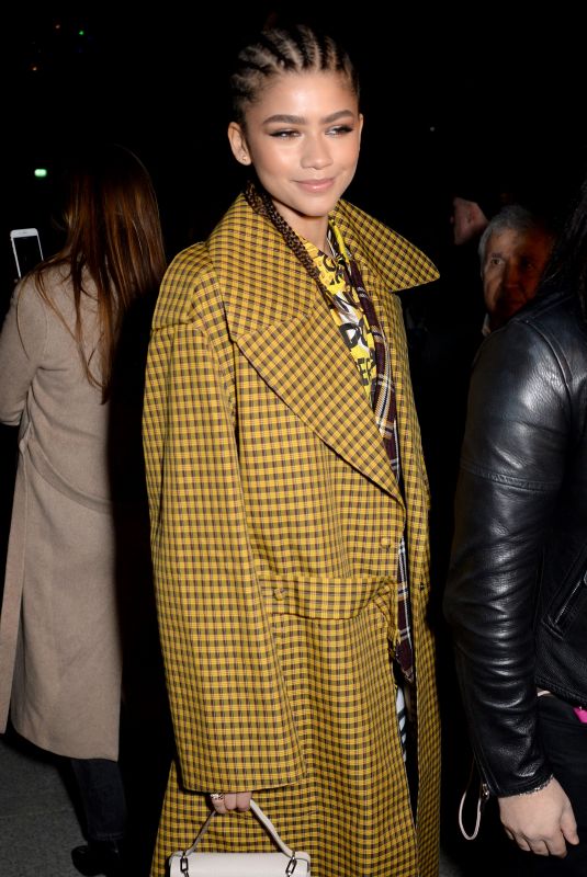 ZENDAYA at Burberry Show at London Fashion Week 02/17/2018