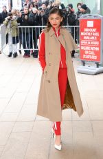 ZENDAYA COLEMAN Arrives at Michael Kors Fashion Show in New York 02/14/2018