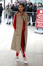 ZENDAYA COLEMAN Arrives at Michael Kors Fashion Show in New York 02/14/2018