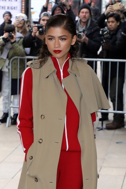 ZENDAYA COLEMAN Arrives at Michael Kors Fashion Show in New York 02/14/2018