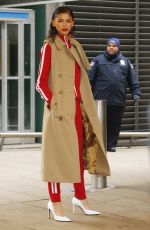 ZENDAYA COLEMAN Arrives at Michael Kors Fashion Show in New York 02/14/2018