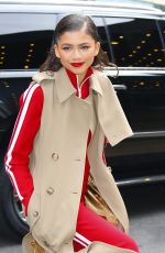 ZENDAYA COLEMAN Arrives at Michael Kors Fashion Show in New York 02/14/2018