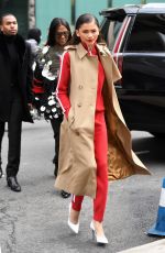 ZENDAYA COLEMAN Arrives at Michael Kors Fashion Show in New York 02/14/2018