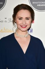 ZOE RAINEY at Whatsonstage Awards in London 02/25/2018