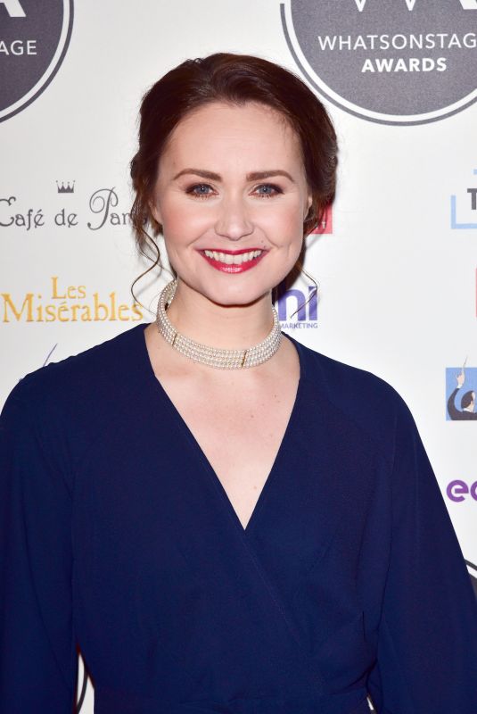 ZOE RAINEY at Whatsonstage Awards in London 02/25/2018