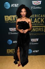 ZOE RENEE at American Black Film Festival in Los Angeles 02/25/2018