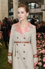 ZOEY DEUTCH at Tory Burch Fashion Show at New York Fashion Week 02/09/2018