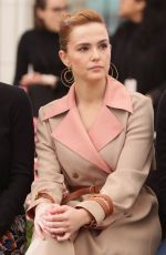 ZOEY DEUTCH at Tory Burch Fashion Show at New York Fashion Week 02/09/2018