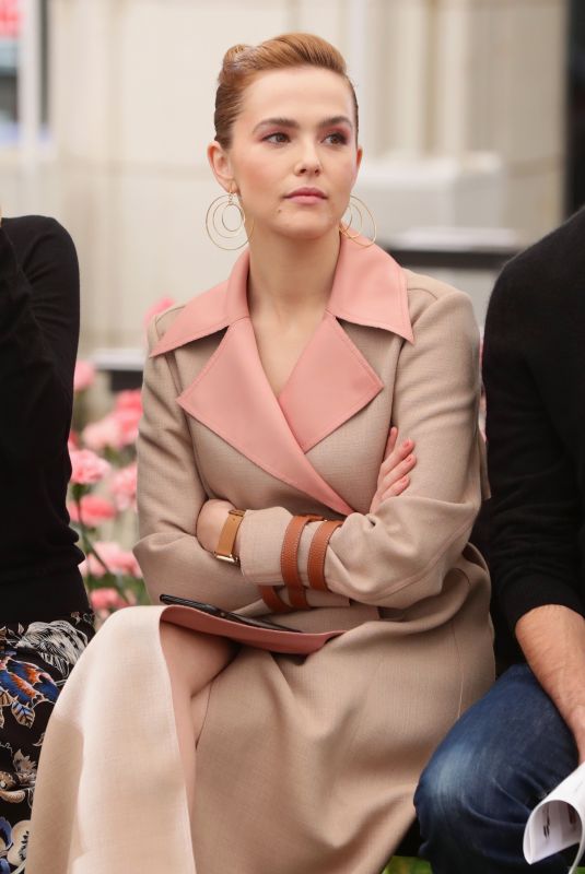 ZOEY DEUTCH at Tory Burch Fashion Show at New York Fashion Week 02/09/2018