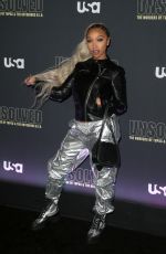 ZONNIQUE PULLINS at Unsolved the Murders of Tupac and the Notorious B.I.G. Premiere in Los Angeles 02/22/2018