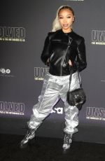 ZONNIQUE PULLINS at Unsolved the Murders of Tupac and the Notorious B.I.G. Premiere in Los Angeles 02/22/2018