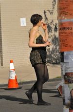 ZOOEY DESCHANEL on the Set of New Girl in Los Angeles 02/07/2018