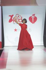 ZURI HALL in Gown by Galia Lahav at Red Dress 2018 Collection Fashion Show in New York 02/08/2018