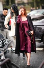ADELAIDE KANE Out at Paris Fashion Week 03/04/2018