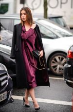 ADELAIDE KANE Out at Paris Fashion Week 03/04/2018