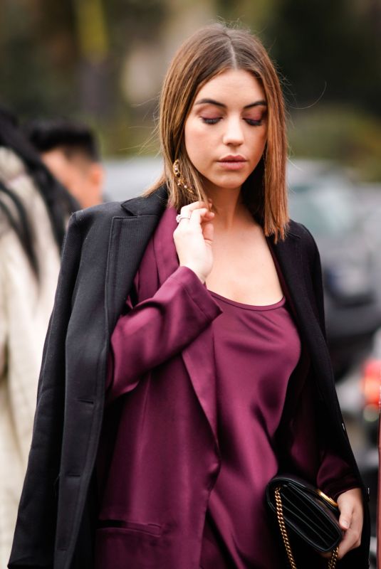 ADELAIDE KANE Out at Paris Fashion Week 03/04/2018