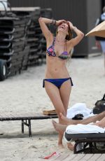 AIDA YESPICA in Bikini at a Beach in Miami 03/11/2018
