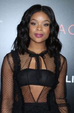 AJIONA ALEXUS at Acrimony Premiere in New York 03/27/2018