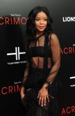 AJIONA ALEXUS at Acrimony Premiere in New York 03/27/2018