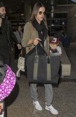 ALESSANDRA AMBROSIO at Los Angeles International Airport 03/28/2018