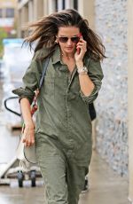 ALESSANDRA AMBROSIO in Jumpsuit Out in Los Angeles 03/21/2018