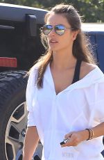 ALESSANDRA AMBROSIO Out Hiking in Hollywood Hills 03/29/2018