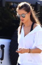 ALESSANDRA AMBROSIO Out Hiking in Hollywood Hills 03/29/2018