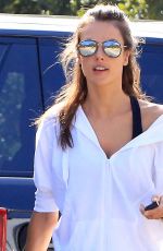 ALESSANDRA AMBROSIO Out Hiking in Hollywood Hills 03/29/2018
