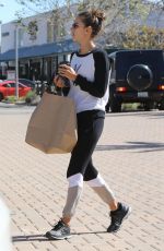 ALESSANDRA AMBROSIO Shopping at Malibu Lumber Yard Shopping Mall in Malibu 03/04/2018