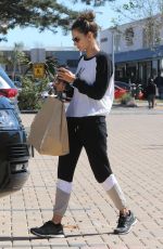 ALESSANDRA AMBROSIO Shopping at Malibu Lumber Yard Shopping Mall in Malibu 03/04/2018
