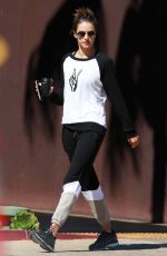 ALESSANDRA AMBROSIO Shopping at Malibu Lumber Yard Shopping Mall in Malibu 03/04/2018