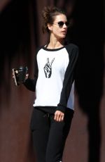 ALESSANDRA AMBROSIO Shopping at Malibu Lumber Yard Shopping Mall in Malibu 03/04/2018