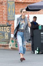 ALESSANDRA AMBROSIO Shopping at Whole Foods in Los Angeles 03/20/2018