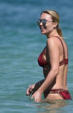 ALEX CURRAN and SHEREE MURPHY in Bikinis at a Beach in Dubai 03/16/2018