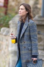 ALEXA CHUNG Out and About in London 03/19/2018