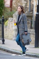 ALEXA CHUNG Out and About in London 03/19/2018