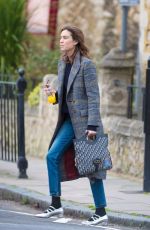 ALEXA CHUNG Out and About in London 03/19/2018