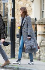 ALEXA CHUNG Out and About in London 03/19/2018